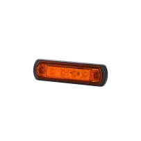 Lampa obrysowa - pomarańczowa, gumowa LD 676