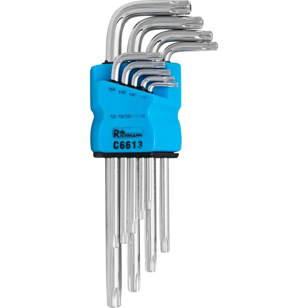 Klucze torx T10-T50, 9 elementów