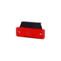 Lampa pozycyjna z odblaskiem i wieszakiem - czerwona LD 501