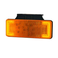 Lampa obrysowa slim xs - pomarańczowa, boczna z wieszakiem LD 2514