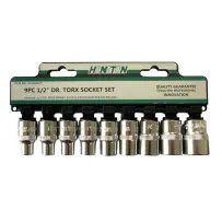 Zestaw nasadek torx 1/2" E10-E24 mm, 9 el.