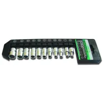 Zestaw nasadek honidriver 1/4" 4-13 mm, 11 el.