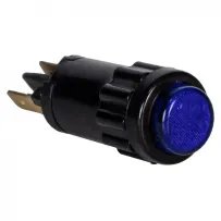 Lampa kontrolna okrągła niebieska