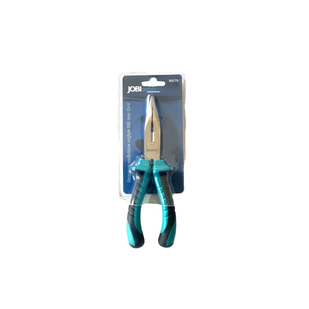 Szczypce wydłużone wygięte 160mm