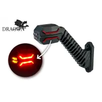 Lampa obrysowa trzyfunkcyjna ukośna, długa - lewa LD 2994 Dragon