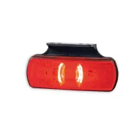 Lampa obrysowa z odblaskiem i wieszakiem - czerwona LD 2221